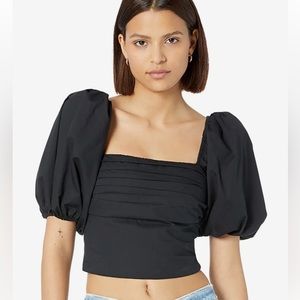 NWT Abercrombie Puff Sleeve Top